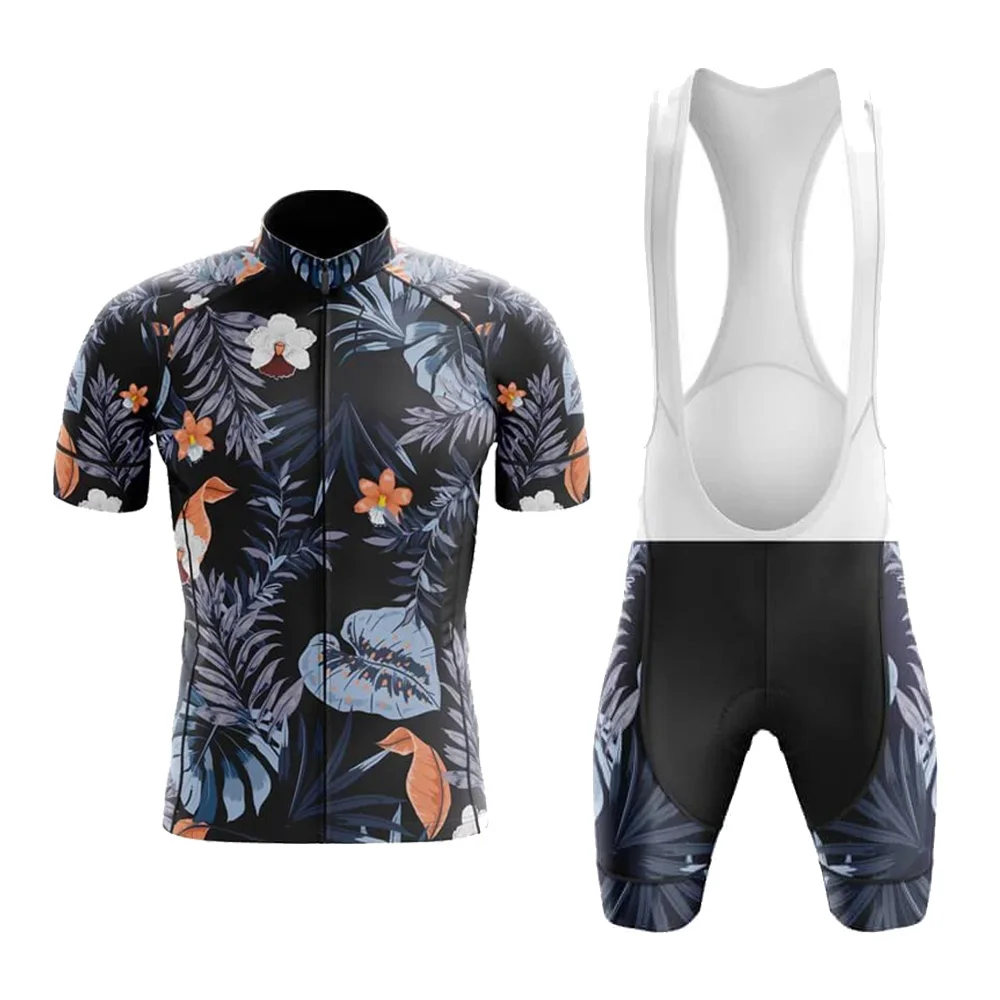 

Maillot Ciclismo Hombre Short Sleeve Cycling Clothing Bib Shorts Breathable Gel Pad Men Cycling Jersey Set Ciclismo Masculino