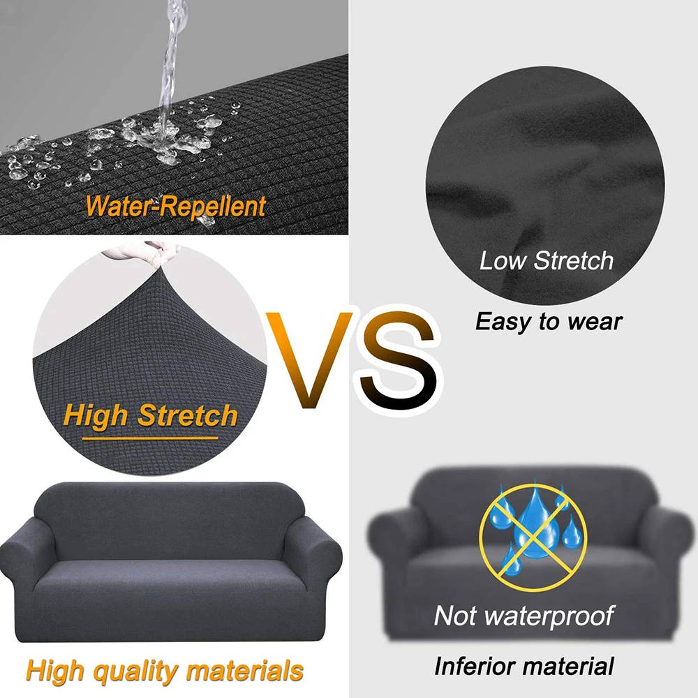 Флисовый чехол для дивана Универсальный водонепроницаемый однотонный