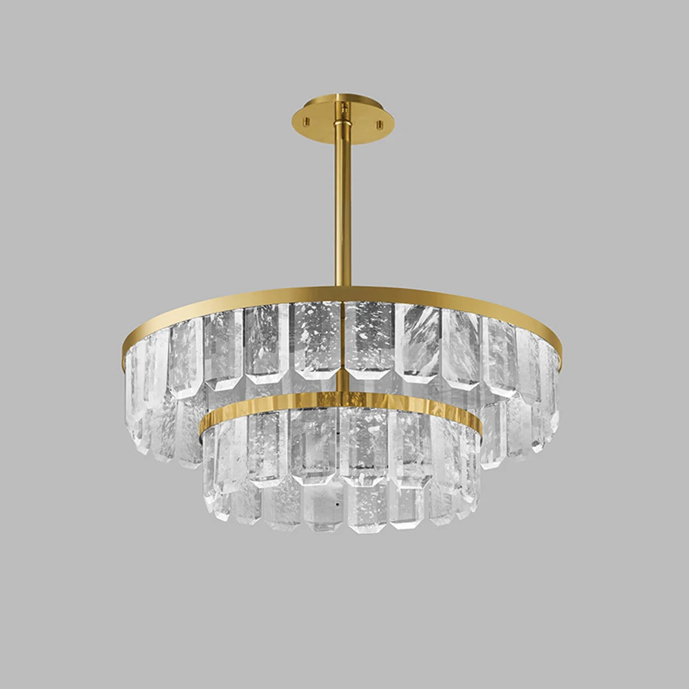 Современный золото хрустальная люстра освещение светодиодные плафоны освещения