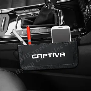 car organizer box for chevrolet captiva accessories auto leather mobile phone holder pocket car styling interior parts free global shipping