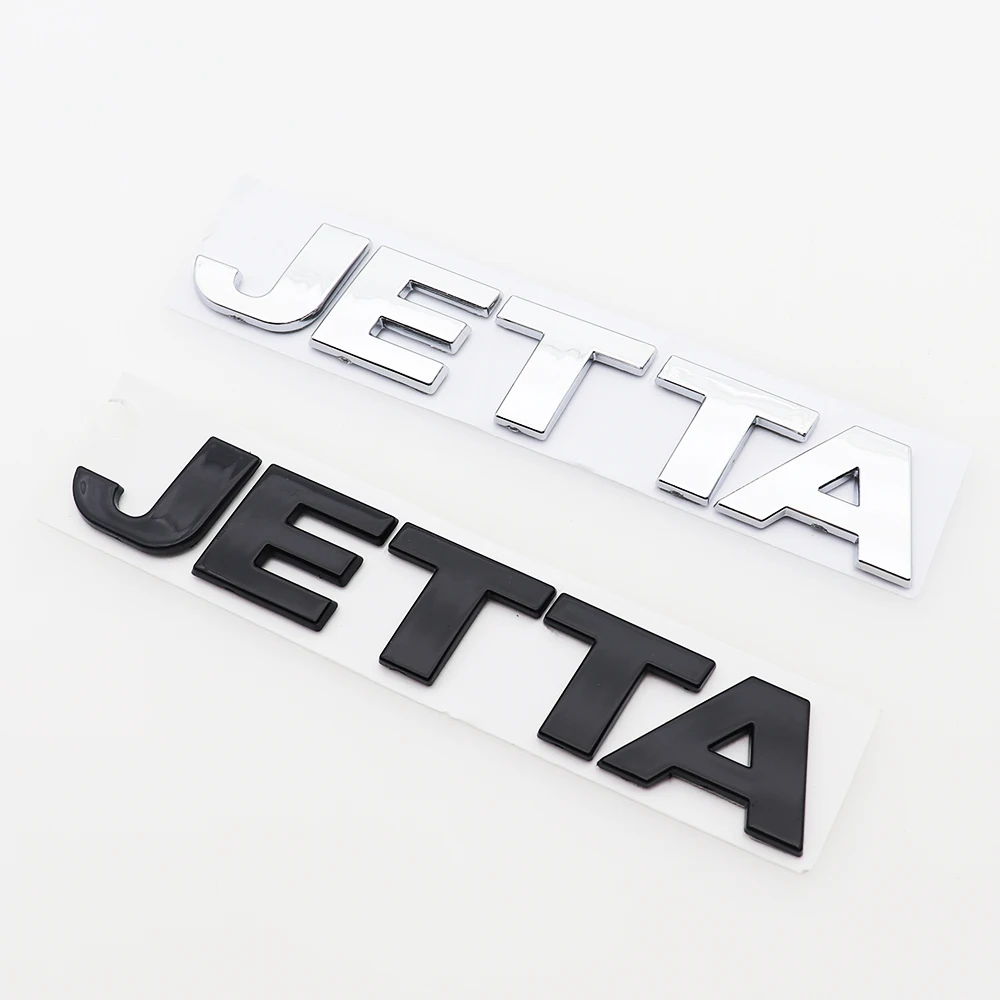1PC 3D ABS Plastic JETTA V6 V8 TDI TSI Car Letter Logo Sticker Tail Badge Creative Decoration Rear Trunk Emblem Decal Styling | Автомобили