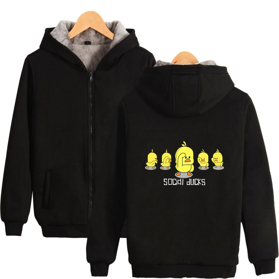 Новинка 2019 горячая распродажа SOCIDL DUCKS Team уплотненные хлопковые парки на молнии