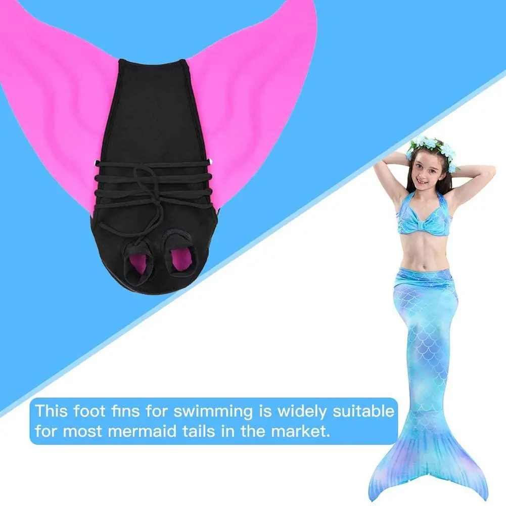 

Adult Swim Fins Children Training Flippers Kids Mermaid Swim Swimming Foot Flipper Diving Feet Tail For Children Water Sports