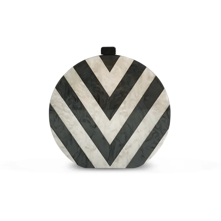 

women bag evening clutch bags ladies hand bags purse PVC Shoulder Bags Fashion stripe evening clutch bags Euro-America style