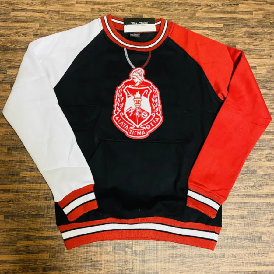 

Delta Sigma Theta Sweatshirt Fashion Print Contrast Sweatshirt