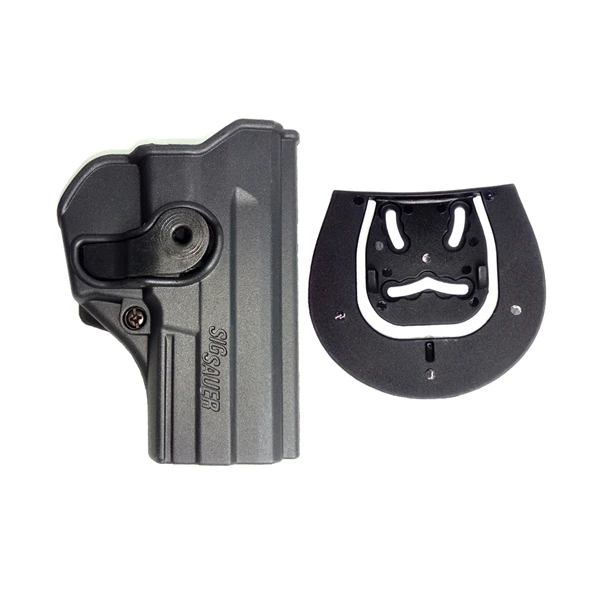 Новые тактические охотничьи аксессуары для Sig Sauer SP2022 SP2009 ремень пистолет кобура Открытый страйкбол Пейнтбол Стрельба пистолет кобура - Цвет: Black
