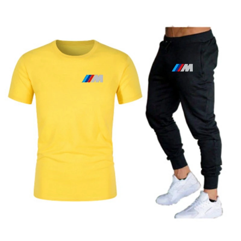 

Men's Sweatshirt and Pants Set Basketball Casual Sportswear Summer New Brand Suit Best Selling 2 Piece