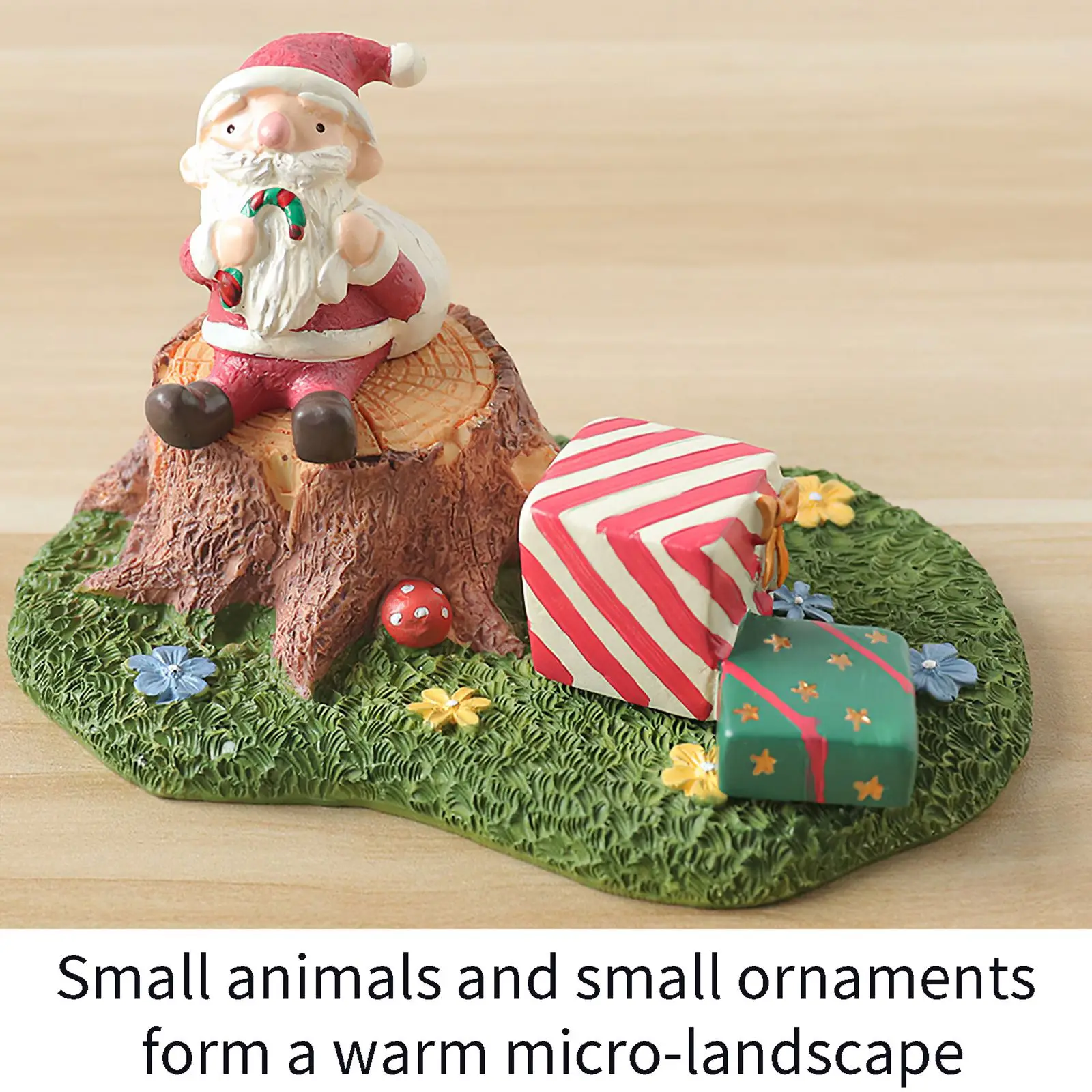 Миниатюрное искусственное украшение водонепроницаемое полимерное для сада