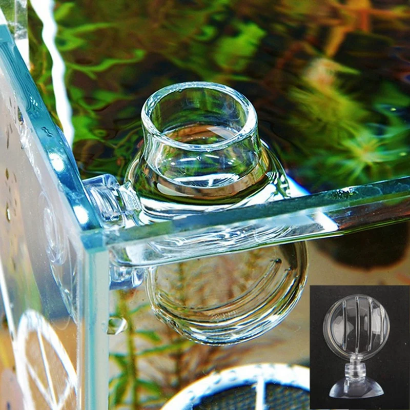 Кормушки для аквариума прозрачная стеклянная чашка кормления кормушка рыб