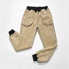 Новинка 2020, мужские шерстяные брюки, бархатные кашемировые брюки, мужские толстые флисовые джоггеры, зимние теплые брюки, тяжелые брюки, мужские спортивные брюки