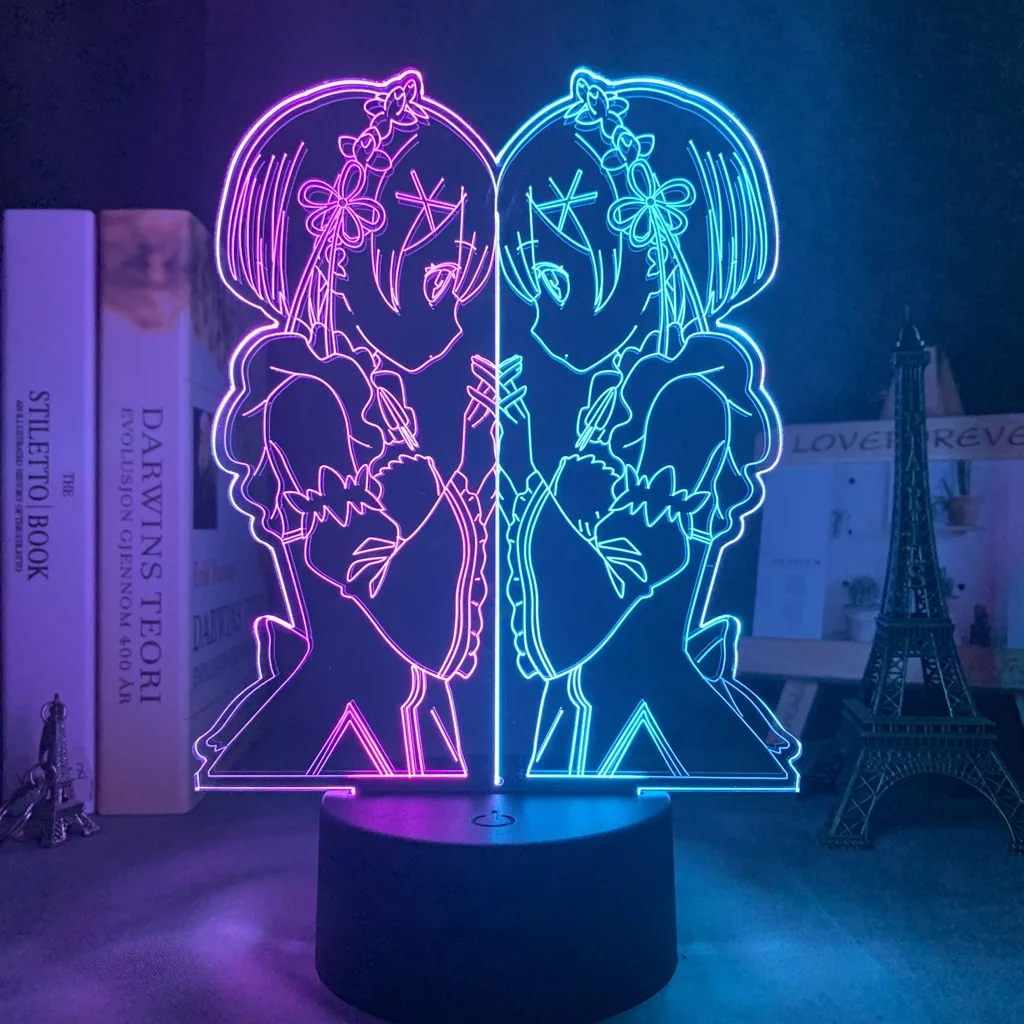 

Anime 3d Lamp Nightlight for Bedroom Decor Birthday Gift Led Night Light