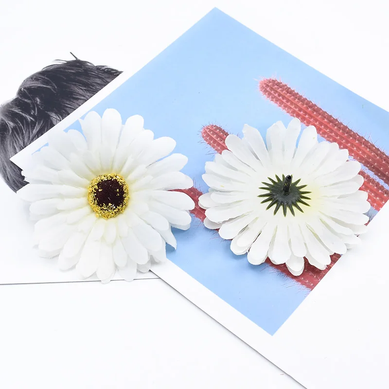 

Искусственные цветы Gerbera CYJT 10 шт., 10 см, шелк