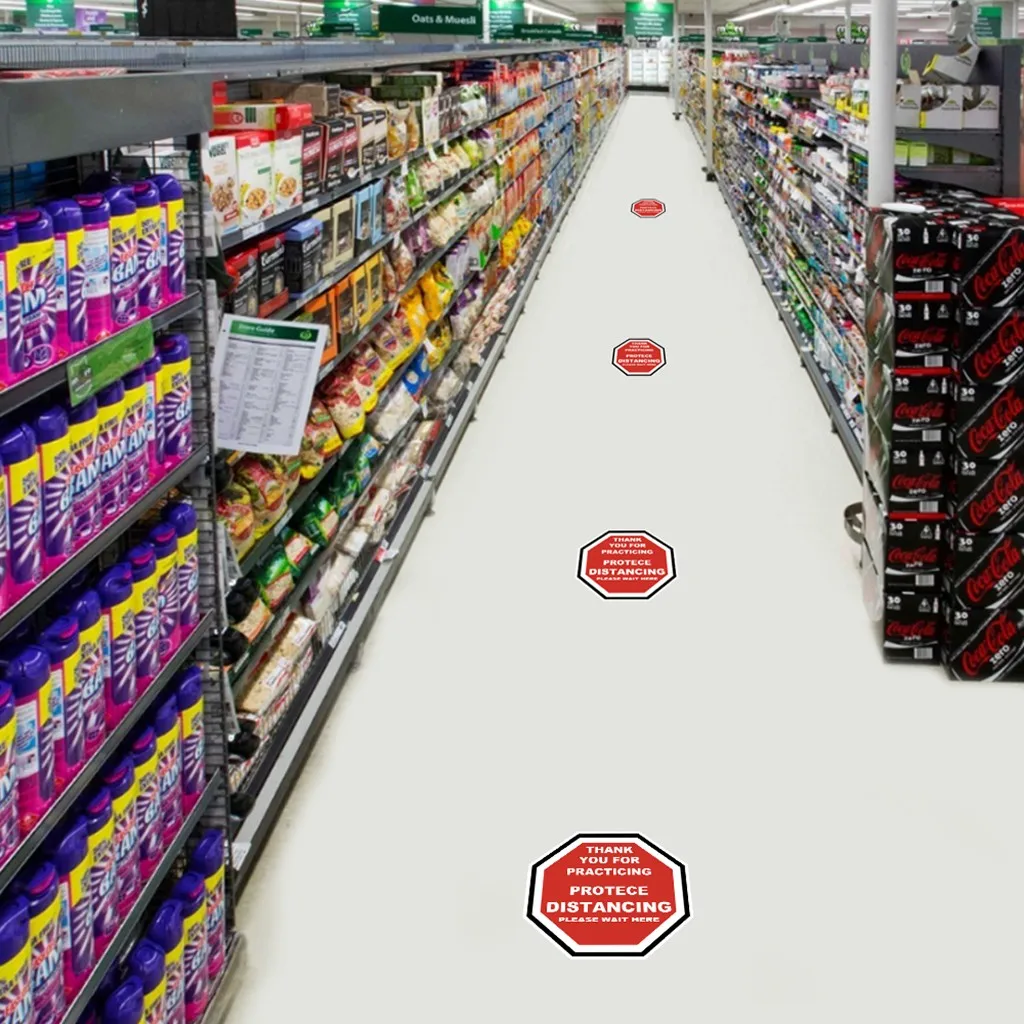 Наклейка для украшения расстояния наклейка защиты от на пол маркер пожалуйста