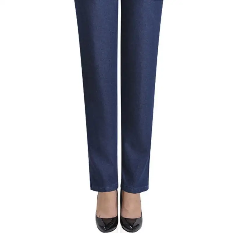 

Woman Spring Plus Size Ankle Length Pants Female Autumn Oversized Straight Jeans Women Summer Loose Capris Lady Thin Trousers