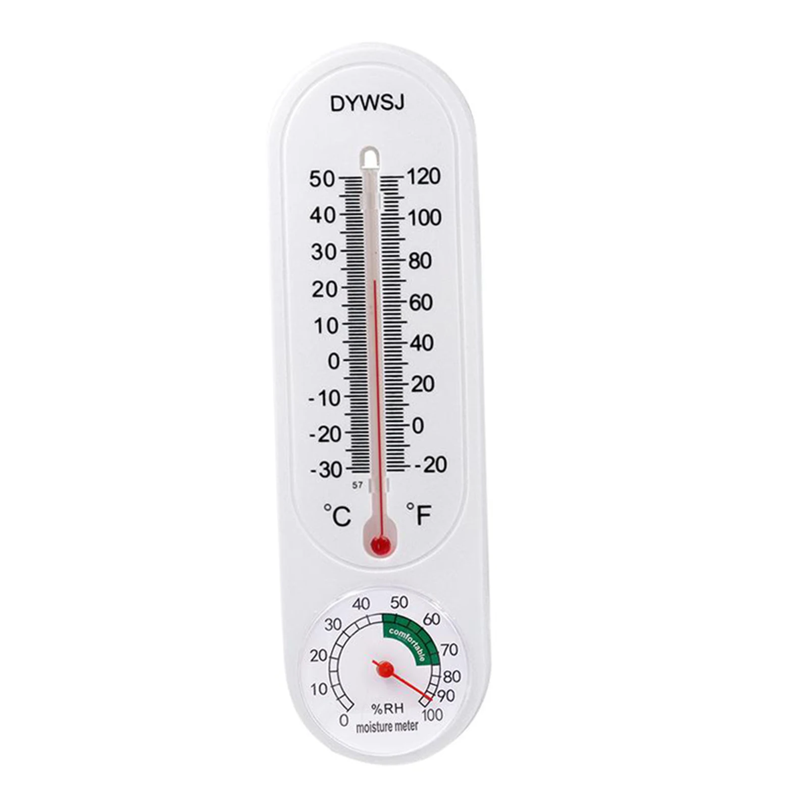 

Kitchen Wall Mounted Thermometer Temperature Humidity Gauge for Home Room Patio Portable