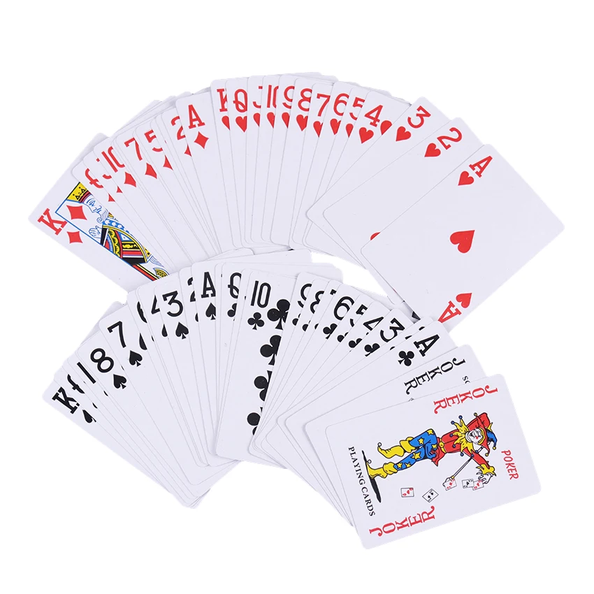 54 карты/1 набор настольная игра в покер с классическим узором игральные карты