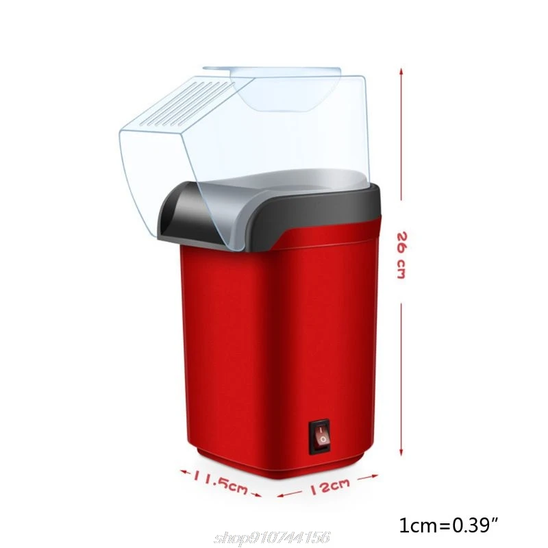 

Easy Carry Electric Hot Air Popcorn Maker Retro Machine Cinema Home Gastronomic Fat-free and Healthy Easy D04 20 Dropshipping