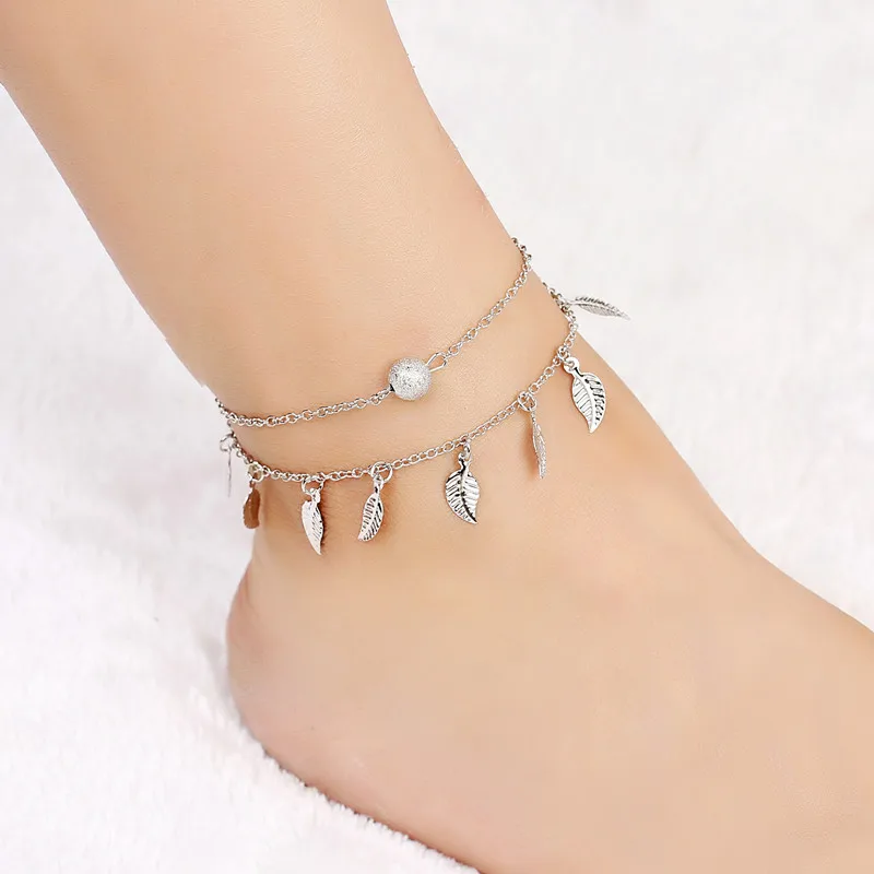 Новый винтажный браслет ювелирные изделия для ног золотой серебряный ножной