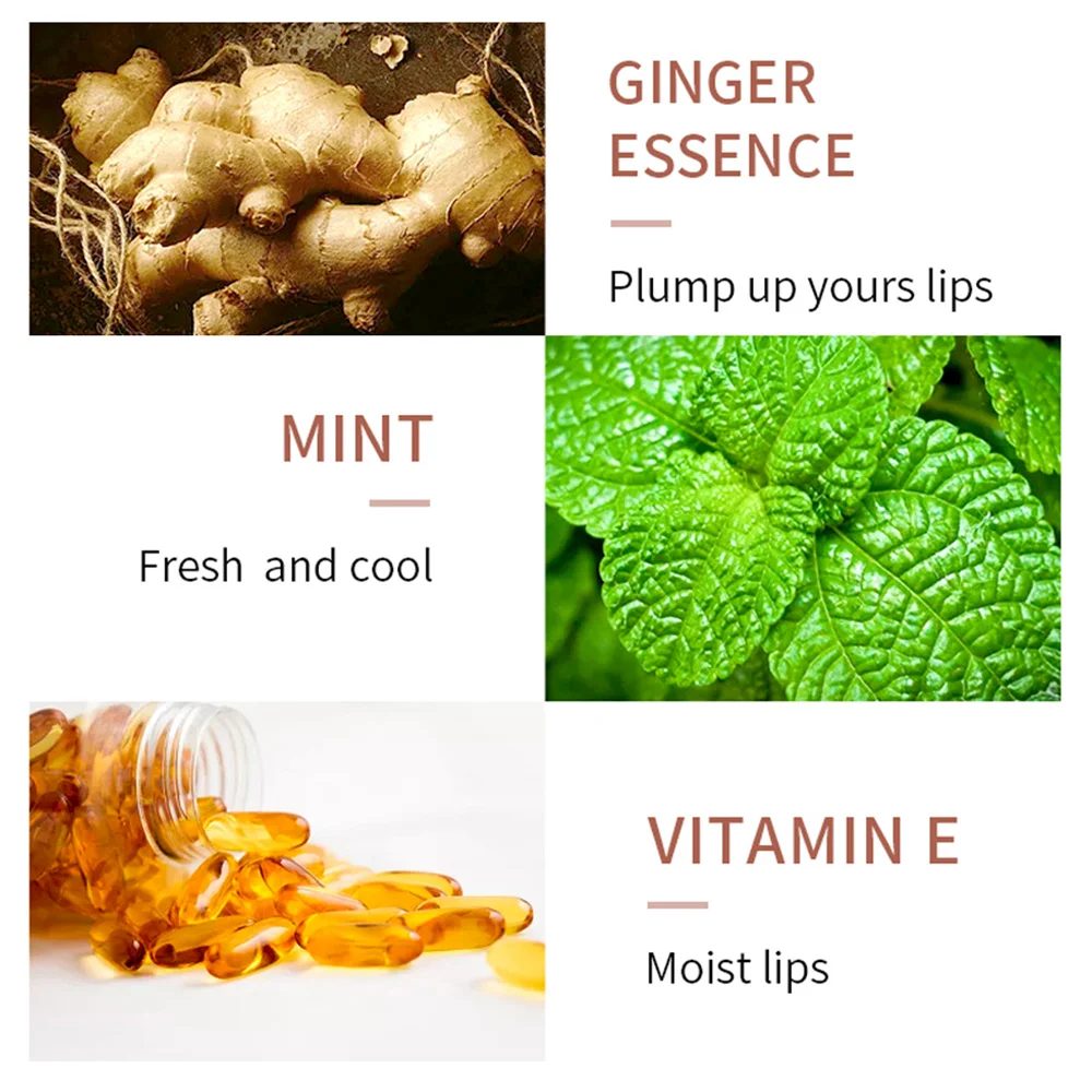 Дневной и ночной мгновенный объем губ масло для увеличения увлажнение