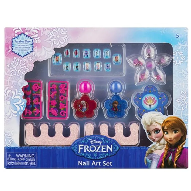 Макияж Disney набор из мультфильма Холодное сердце снег блеск для ногтей Детская