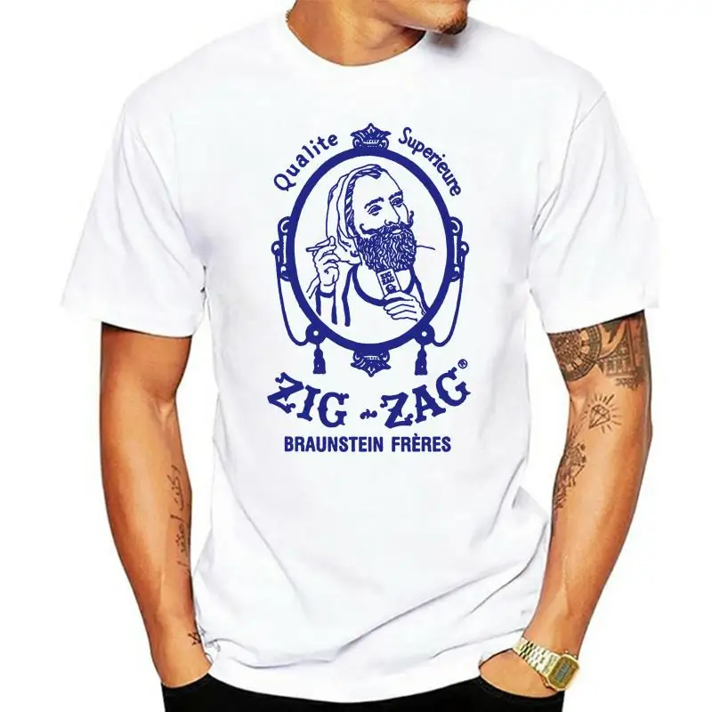 

Синяя футболка зигзаг в стиле ретро, Винтажная Футболка 70 с графическим принтом в стиле хиппи, 100 хлопок, футболка, одежда