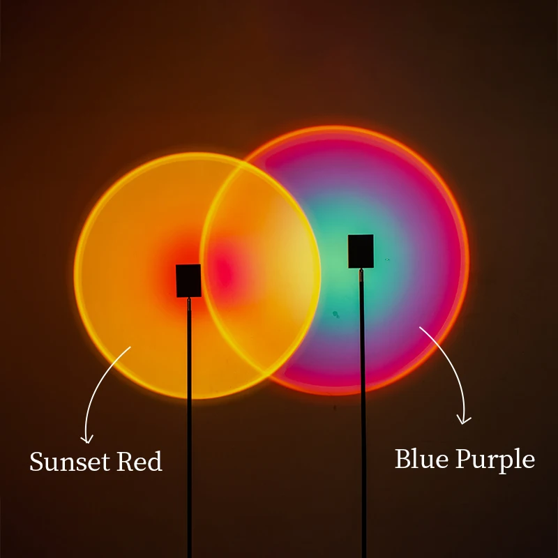 

Tiooka Italy Design Rainbow Modern Led Floor Light 10W Sunsets Projection Living room Stand Light Bedroom Atmosphere Floor Lamp