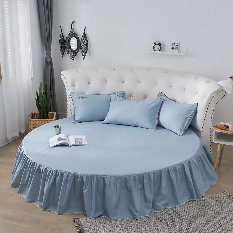 Натяжная простыня 34 дюйма постельное белье круглой формы 200 см 220 покрывала