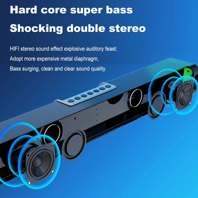 

Soundbar Sound Blaster Bluetooth Speaker Lantern Desktop Computer Speakers Subwoofer Waterproof Radio Music Center Column