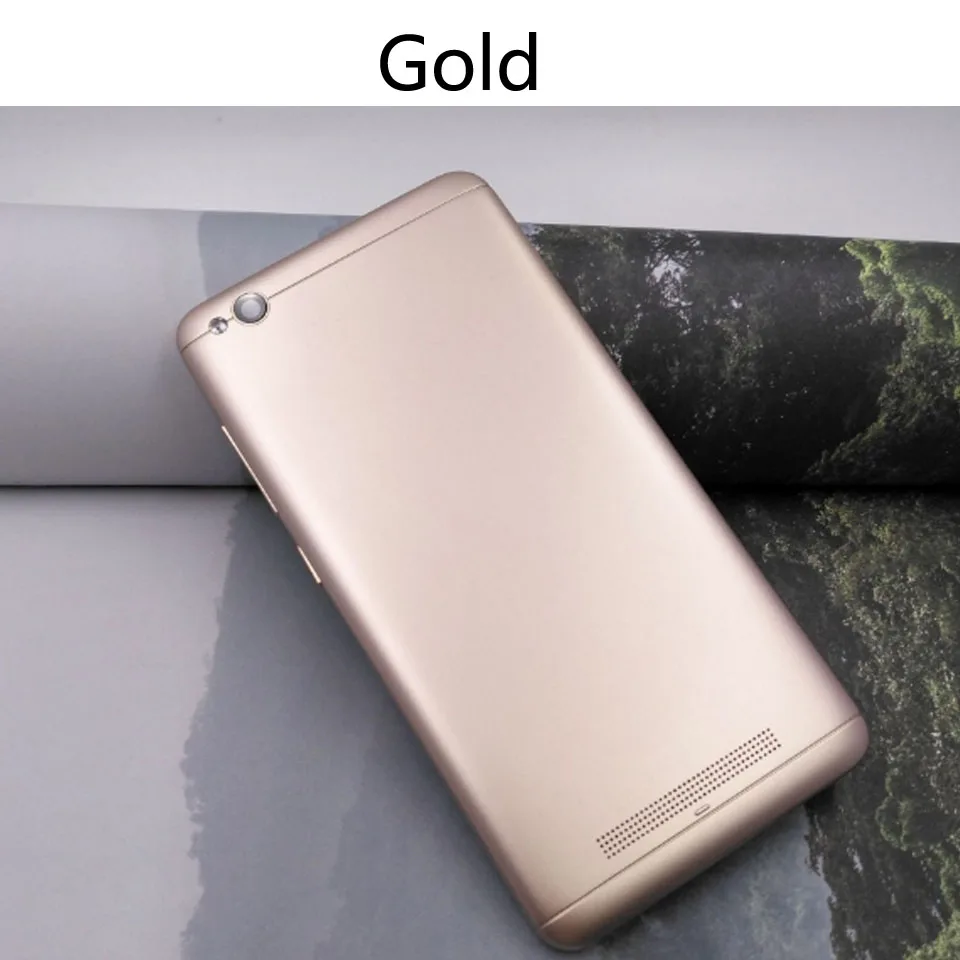 Gold-No tool 4A задняя крышка батарейного отсека для Xiaomi Redmi 4A задняя крышка батарейного отсека чехол на заднюю крышку корпус замена корпуса - Цвет: Gold-No tool