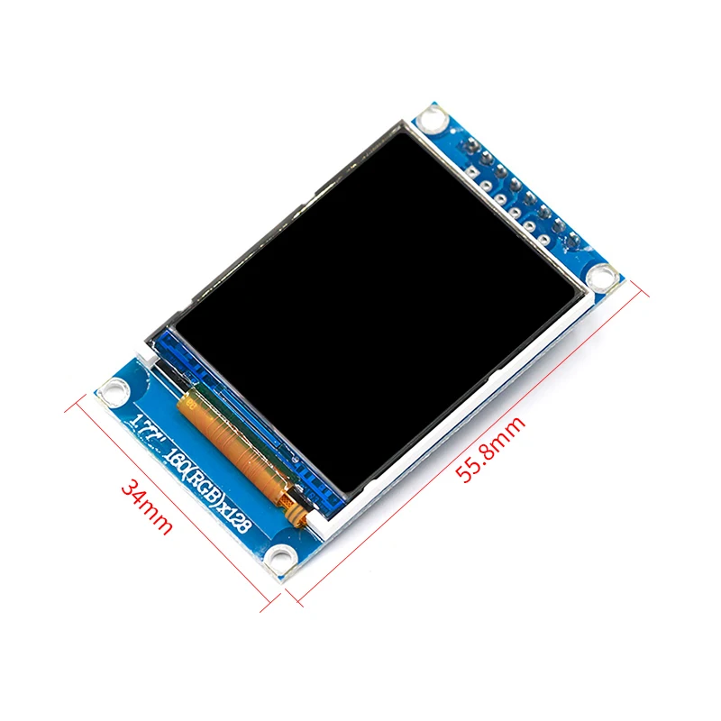 1 77 дюймов TFT LCD экран 128*160 TFTSPI цветной модуль последовательный порт Модуль |