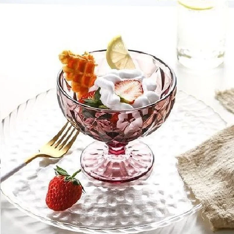 Креативная чаша для мороженого витражная чашка десертная европейская салата