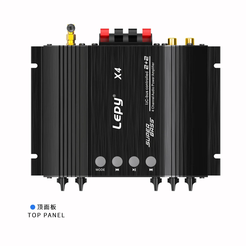 LP-X4 четырехканальный усилитель 5 0 Bluetooth коаксиальный волоконный входной сабвуфер