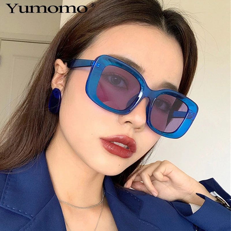 

Солнцезащитные очки больших оттенков, женские модные квадратные очки с большой оправой, женские винтажные Ретро очки унисекс UV400