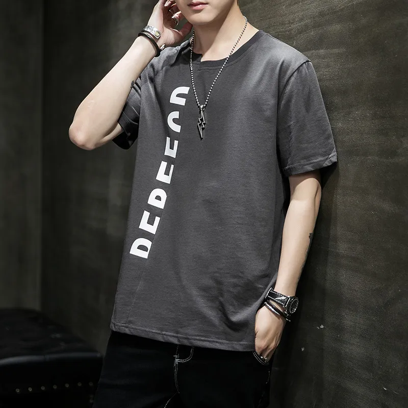 Лето 2020 Новый стиль супер Fire INS повседневная мужская трендовая футболка из