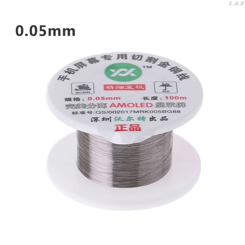 Ремонтный разделитель для ЖК экрана из молибденовой проволоки сплав золота 100 м