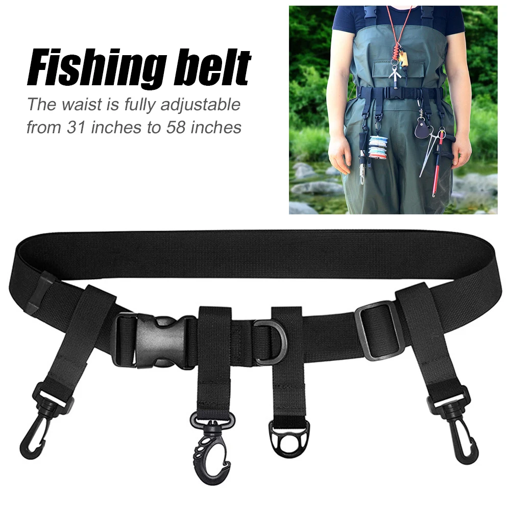

Adjustable Fishing Belt Adjustable Waist Belt Lightweight Fishing Tools Equipment For Outdoor Fishing Sport Safety Accessories