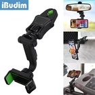 Автомобильный держатель для телефона iBudim, крепление для автомобильного зеркала заднего вида, регулируемый зажим для сотового телефона для автомобильного подголовника, Стандартный кронштейн для GPS
