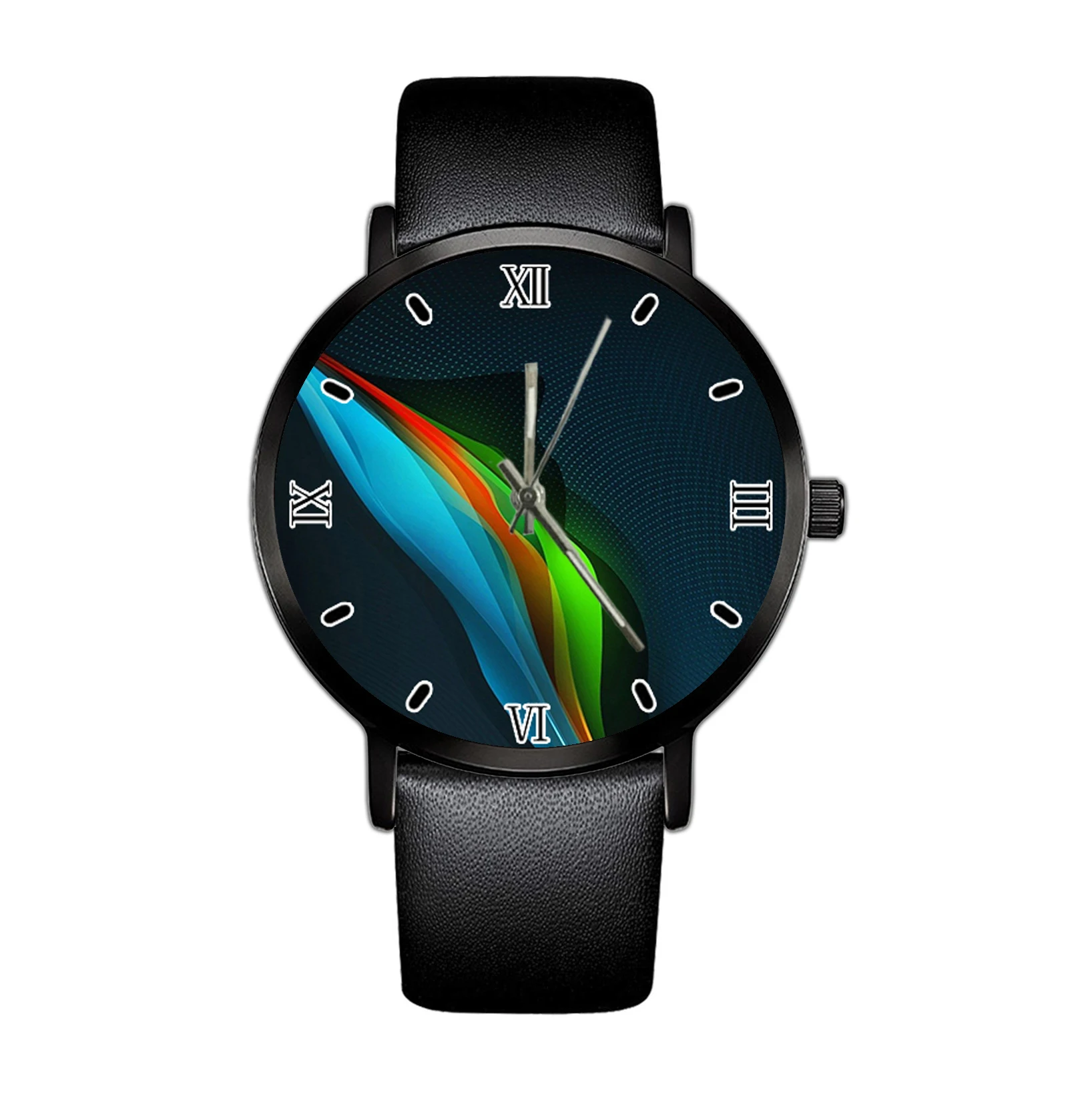 

2021 Men's Minimalist Fashion Quartz Watch Leather Belt Quartz Elegant Ultra Thin Watch Business Clock Simple Design Fa