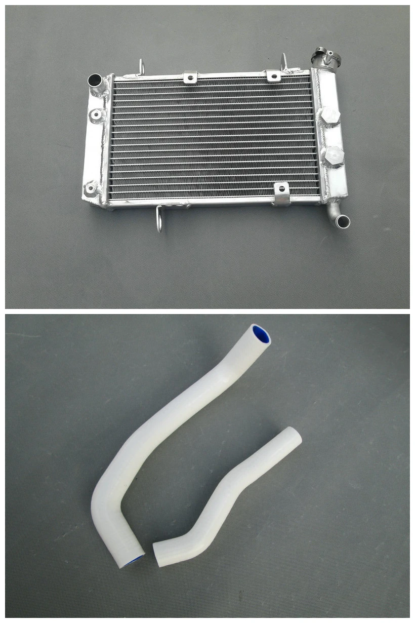 Алюминиевый радиатор + шланг охлаждения для квадроциклов Suzuki LTZ400 LTZ400Z Kawasaki KFX400 и