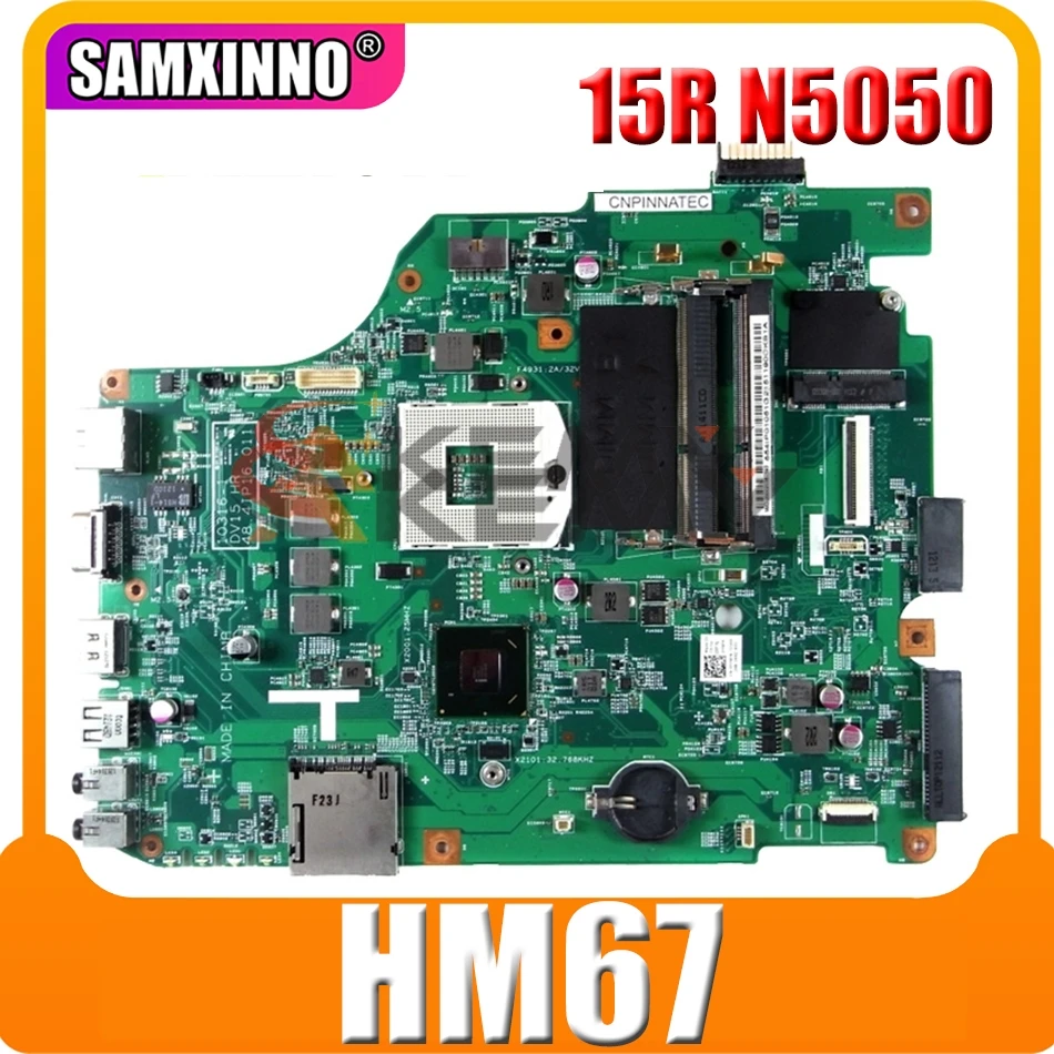 

Материнская плата для ноутбука DELL Inspiron 15R N5050 V1550 HM67 CN-0H00RX 0H00RX 10316-1 DV15 HR MB 48, 4ip16. 011