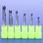 50 шт., 3,1754568 мм, левые спиральные фрезы класса ААА, одна фреза, Фрезы с ЧПУ, Концевая фреза, твердосплавная фреза