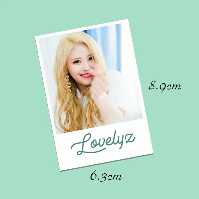 Kpop Lovelyz Soo Jung JiAe JiSoo Mijoo Polaroid Photo Lomo Card Модный женский подарки для фанатов