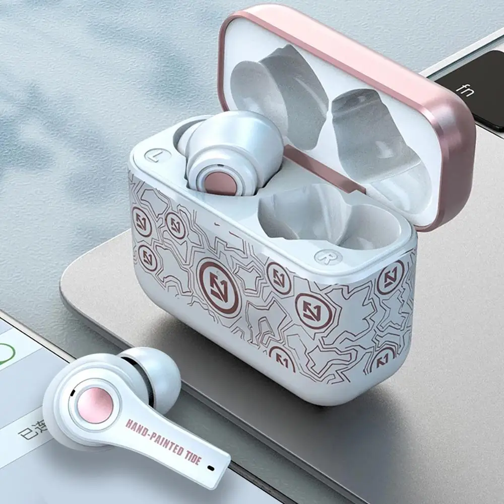

Наушники TWS оригинальные наушники-вкладыши с ручной росписью Bluetooth-совместимые с сенсорным управлением наушники-вкладыши гарнитура для ...