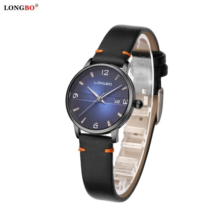 

LONGBO7365 Simple Couple Quartz Watch Leather Strap Men's Watch Fashion Water Women's Watch