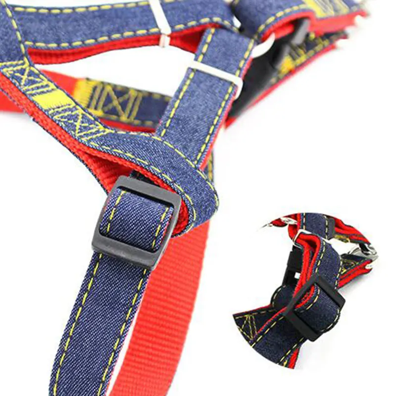 

Cowboy Pet Dog Leash Chest Strap Small Dog Stereotyped Rope Wear-resisting Traction Rope Adjustable Pet Chest Straps Collar