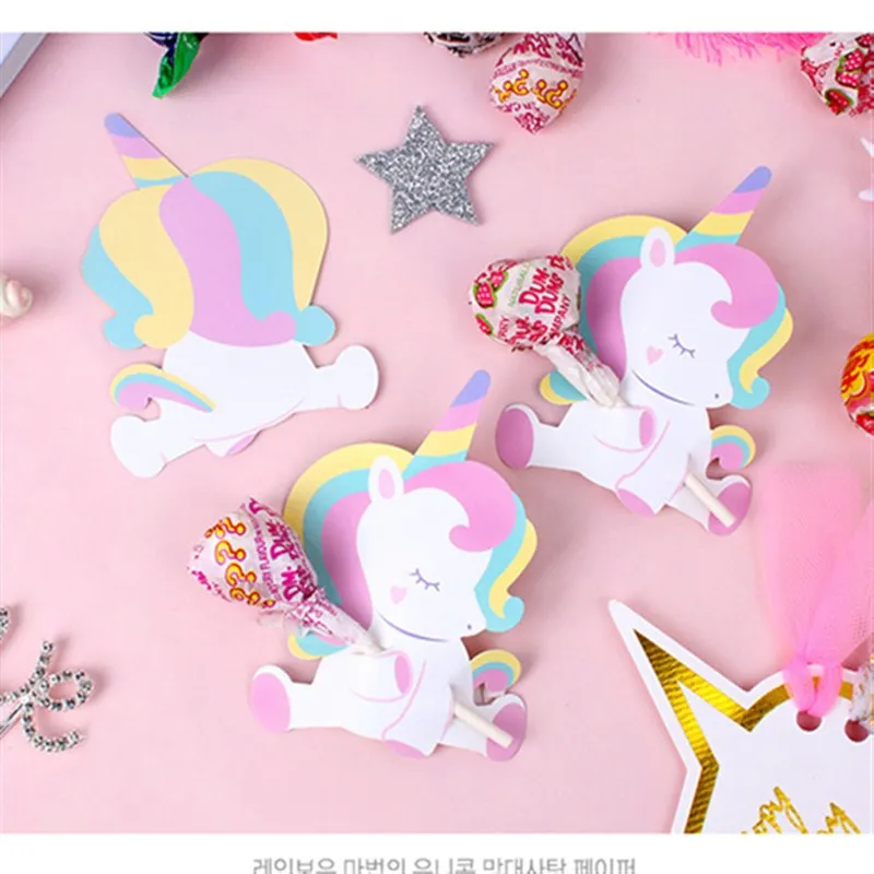 Unicorn Party Supplies Pink Rainbow Banner Plates Balloons Napkin Cupcake Wrapper Baby Shower Kids Birthday Decorations | Дом и сад