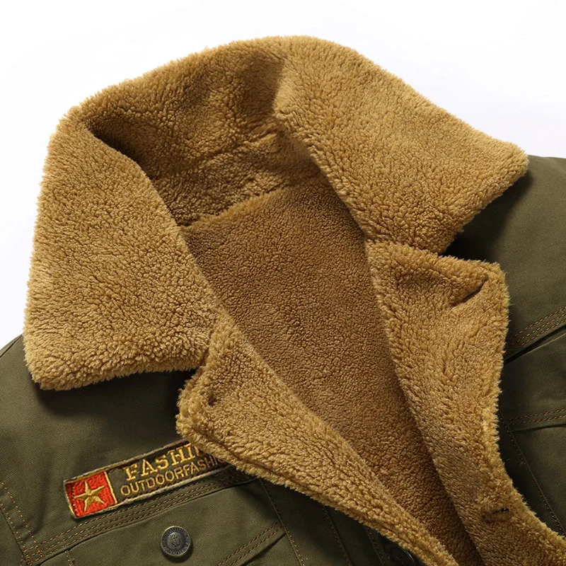 

New Cotton Jackets Military Tactical Jacket Mens Winter Liner Thermal Cotton Jacket Coat Army Pilot Jackets Air Force Parka Men