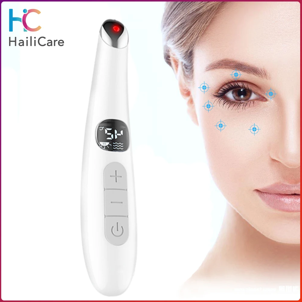 Электрический массажер для глаз красный светильник вибрирующее средство