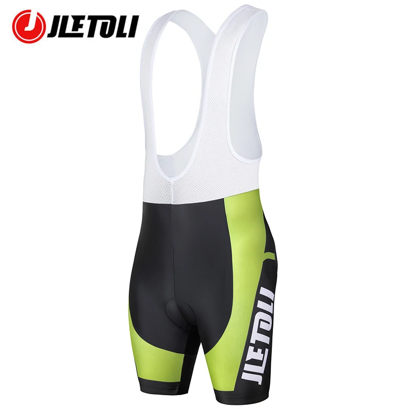 

JLETOLI Shockproof Bike Bib Shorts Men Bib Shorts 9D Gel Padded Riding Bib Shorts Anti-slip Bicycle Bib Shorts Cycling Tights