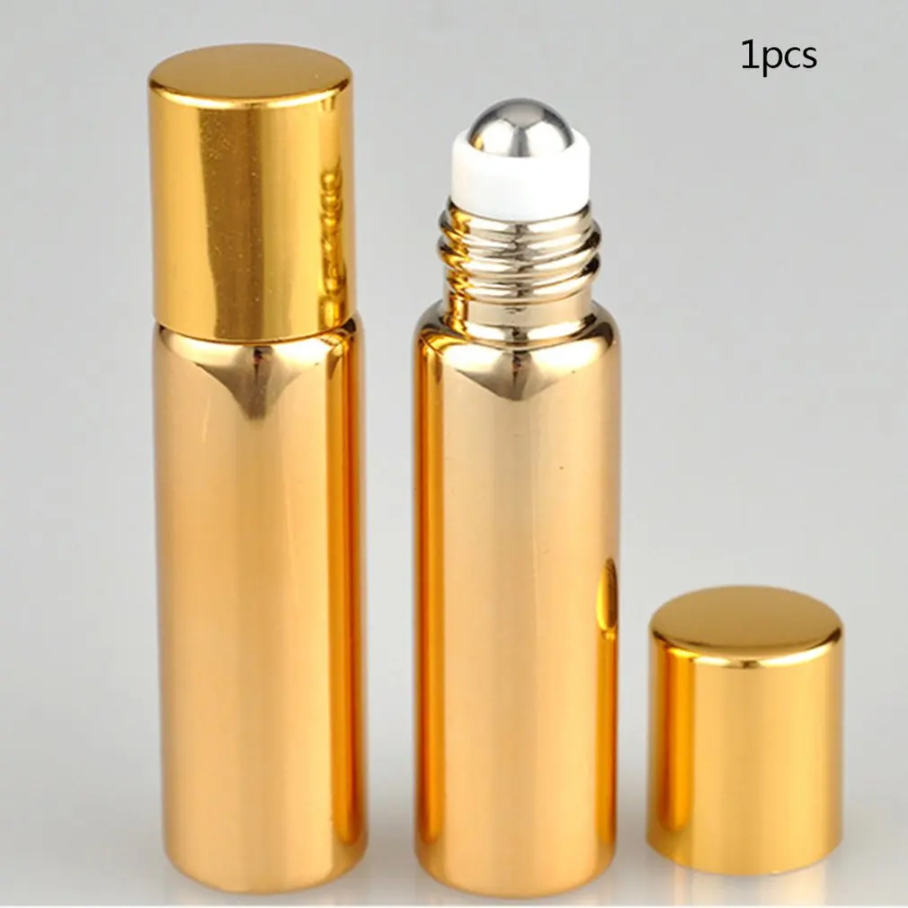

1pcs 5ML 10ML Roll On Roller Bottle for Essential Oils Refillable Perfume Bottle Deodorant Containers With Lid Water Bottle